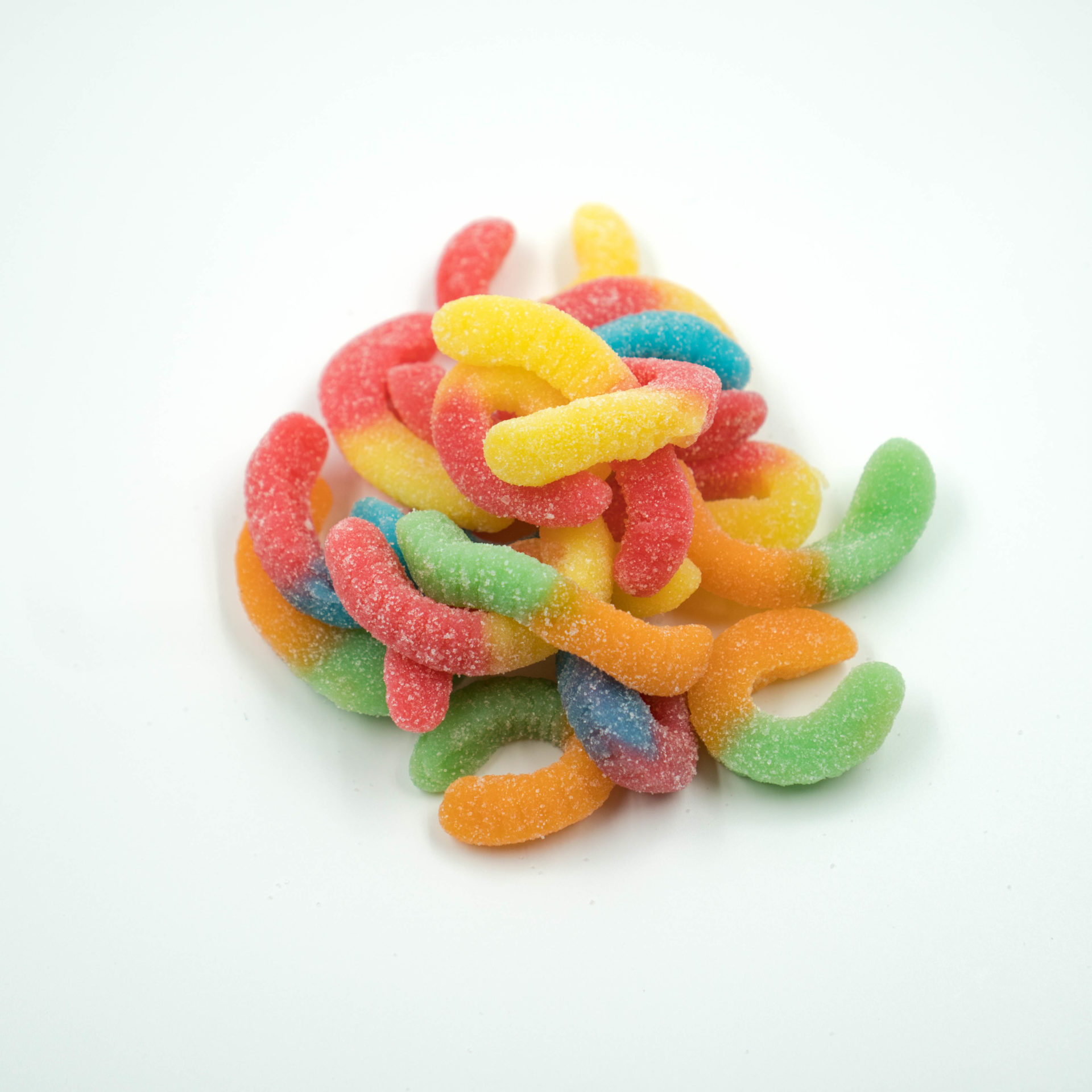 Sour Neon Worm Huer Candy