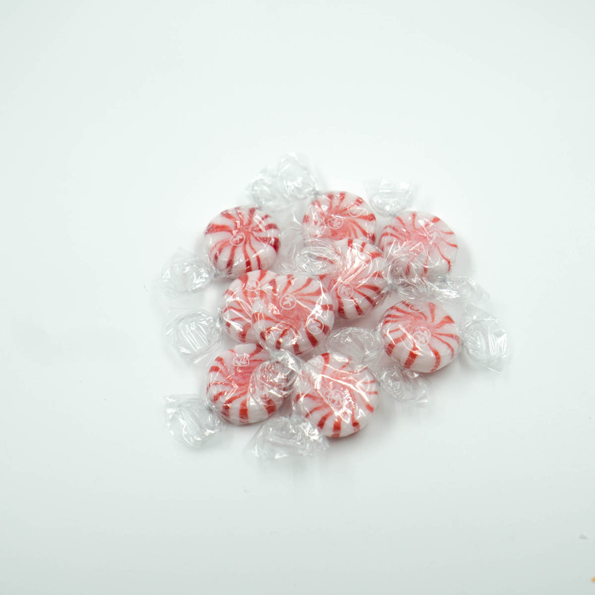 Red Striped Mint Candy Wrapped
