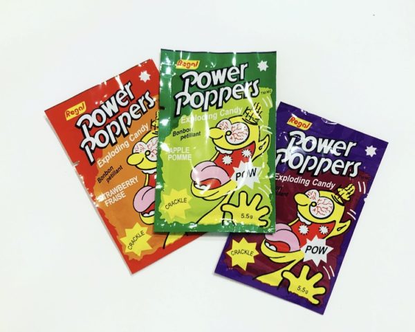 Power Poppers Strawberry/Apple-Grape Candy