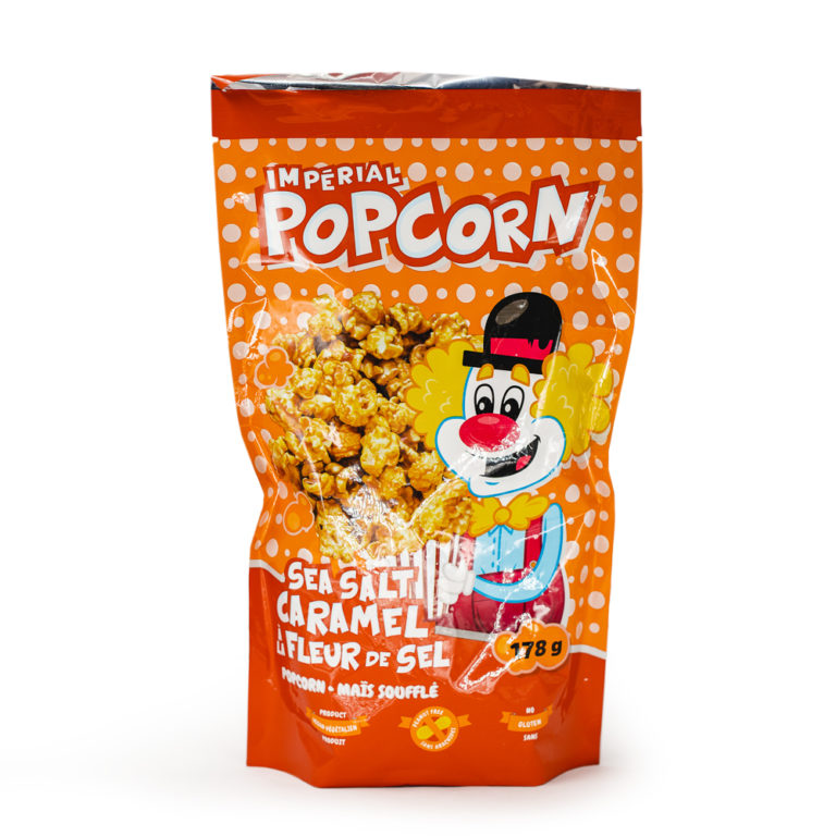 Impérial Popcorn Caramel Fleur de Sel Biscuiterie Oscar