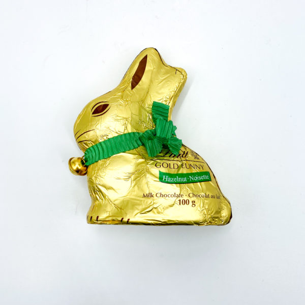 Chocolat Pâques Gold Bunny Noisette Lindt 100g