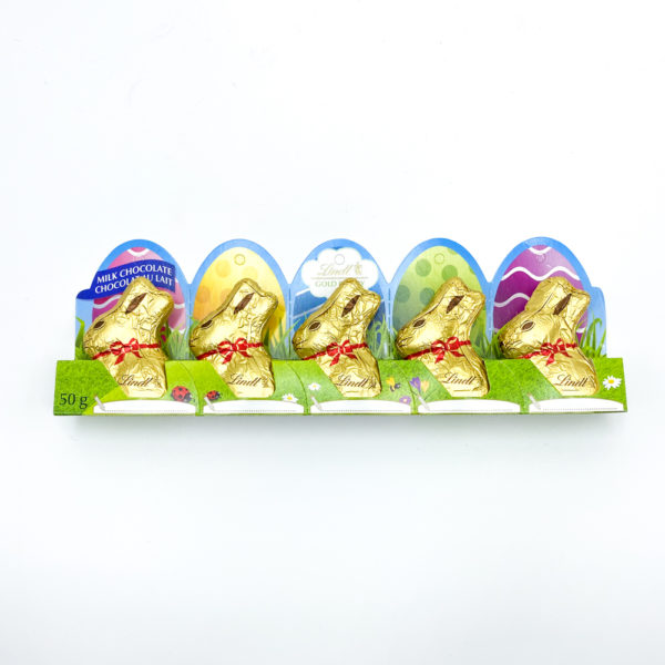 Chocolate Easter Lindt Gold Bunny 5 X 10g Set