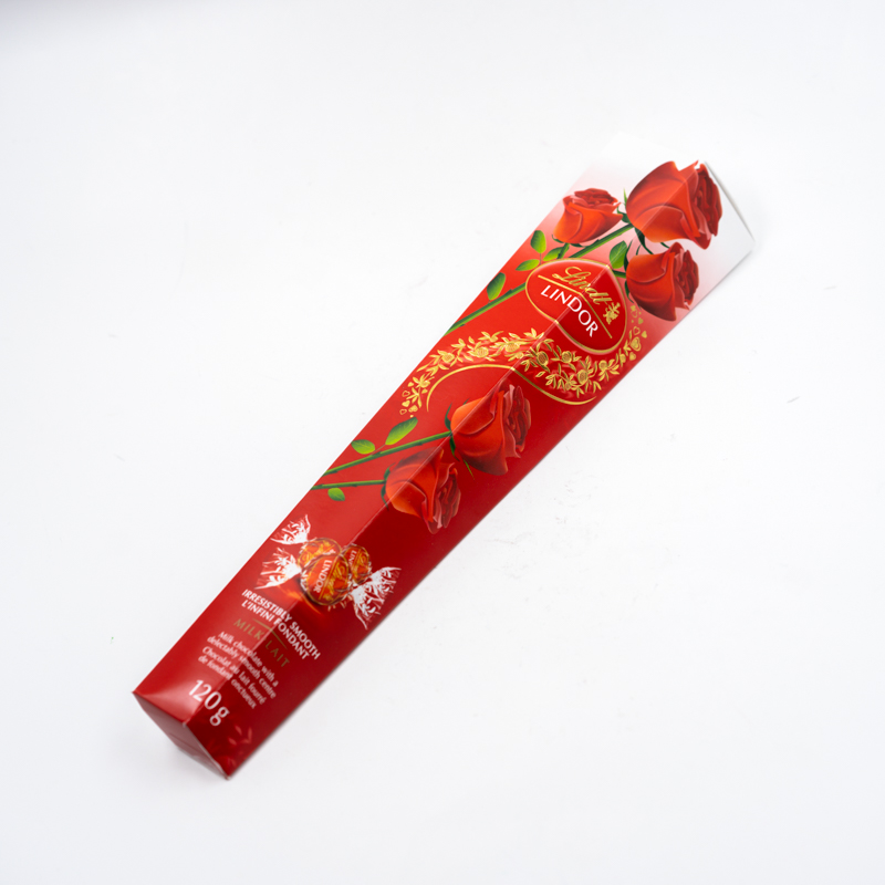 Chocolat Lindt Lindor Rose St-Valentin 120g - Biscuiterie Oscar