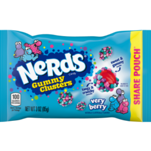 Candy Nerds Gummy Cluster Very Berry 85g