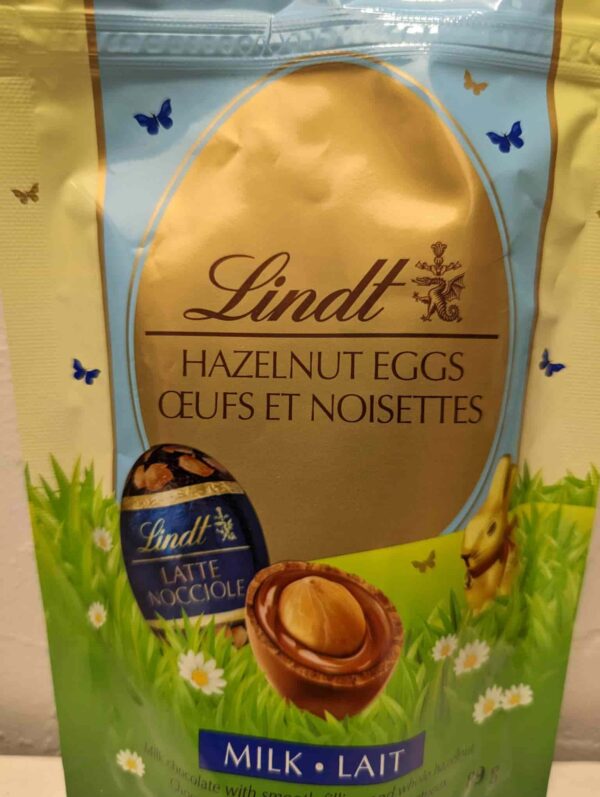 Lindt Chocolate Eggs And Hazelnuts 89g